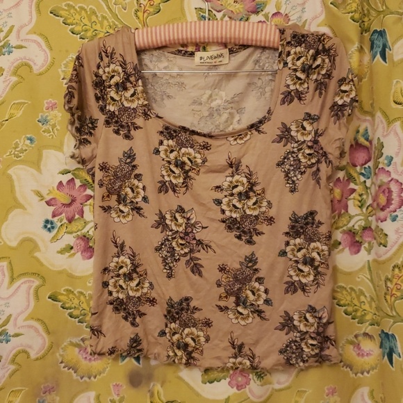Flower crop top - Picture 1 of 4
